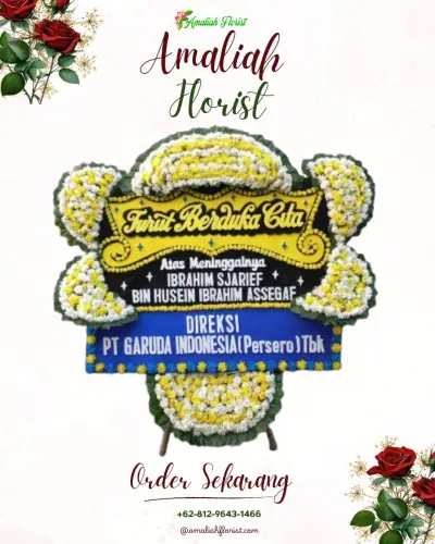 Papan Bunga Duka di Kutuh